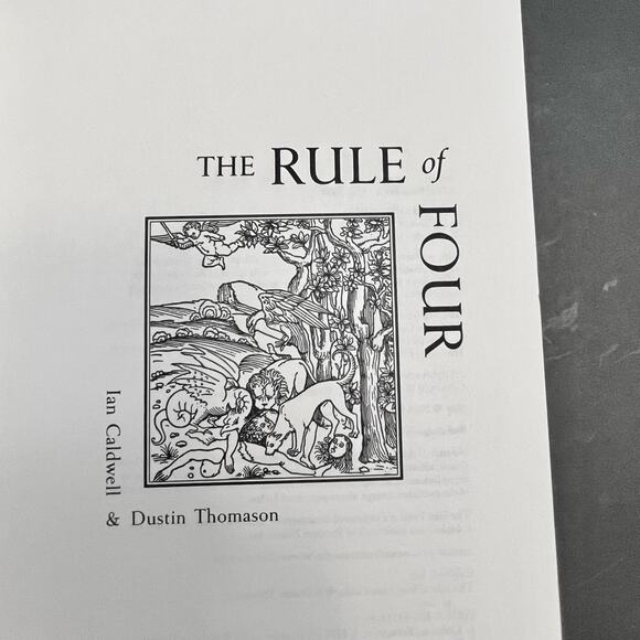 The Rule of Four - Book by Ian Caldwell - Picture 7 of 7